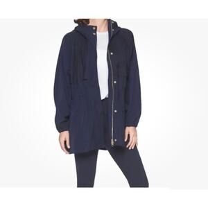 Athleta Navy Hooded Jacket